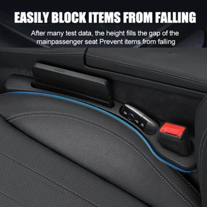 Car Seat Gap Filler – Prevent Phone & Key Drops While Driving (Set of 2)