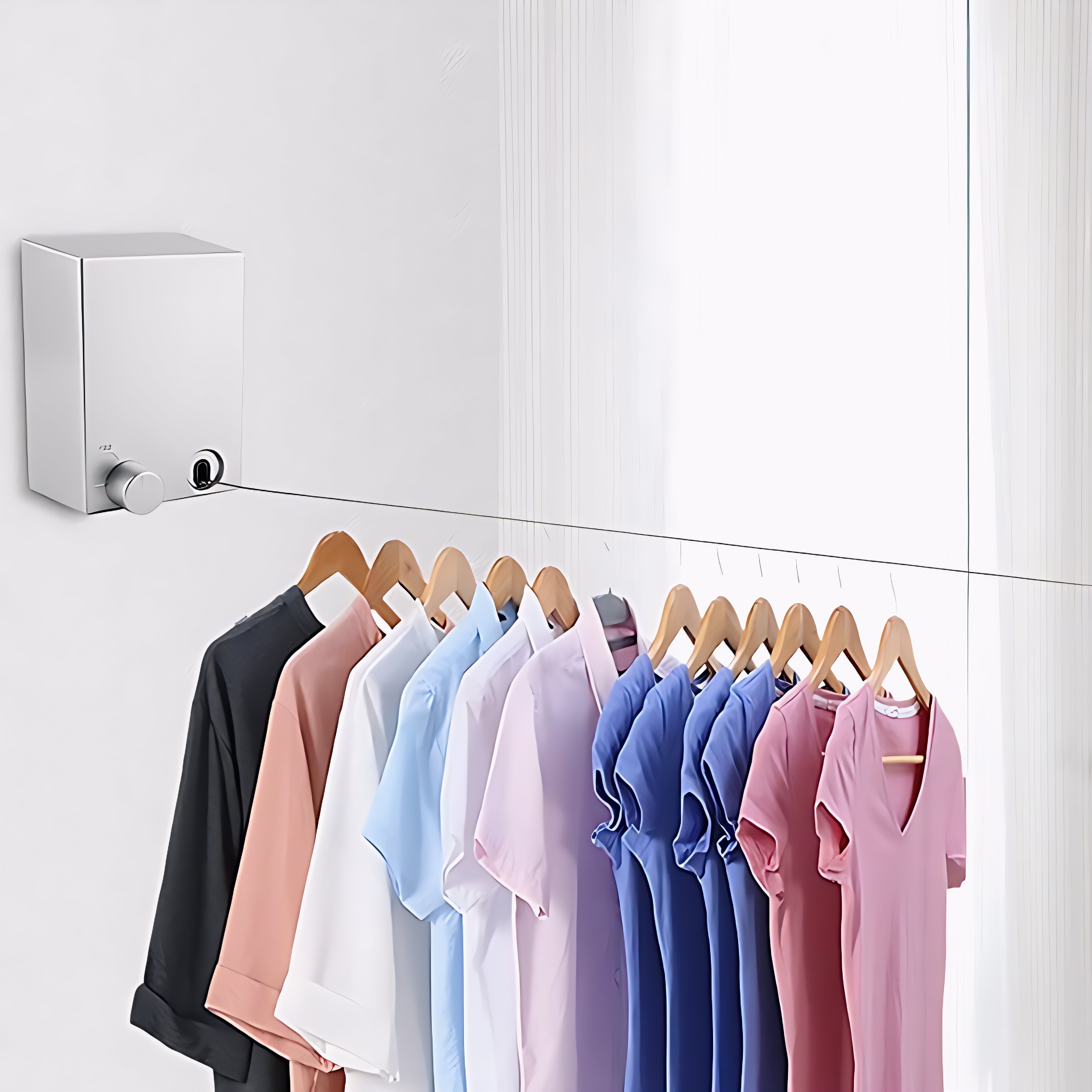 Invisible Retractable Clothes Line